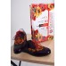 Embroidered Shoes "Halo Red"